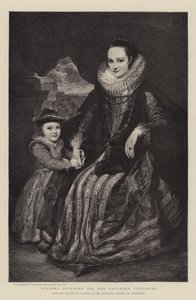 Susanna Fourment y su hija Catherine de Anthony van Dyck